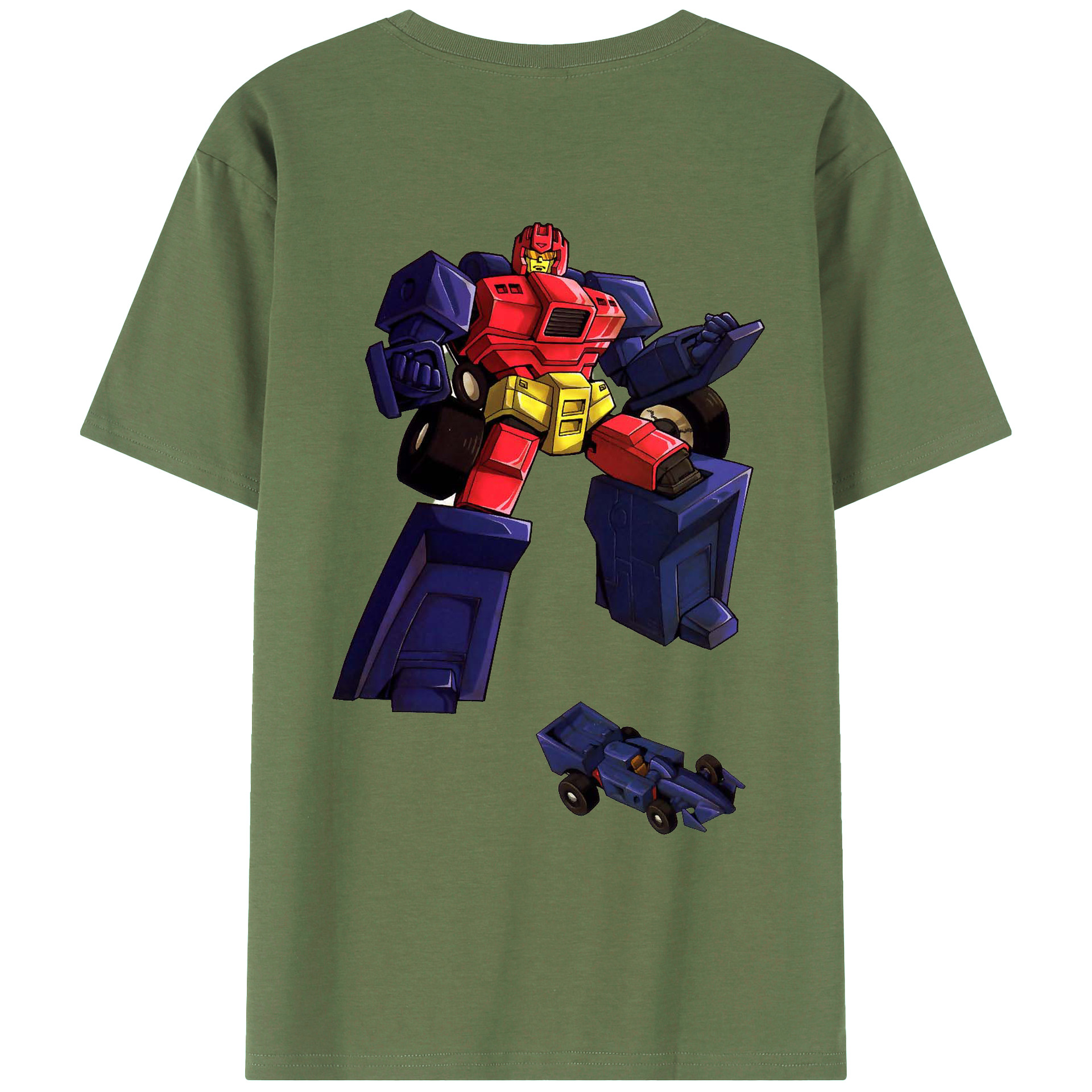 （画像用）  綿100％ メンズ半袖Tシャツ（バックプリント） 通気性